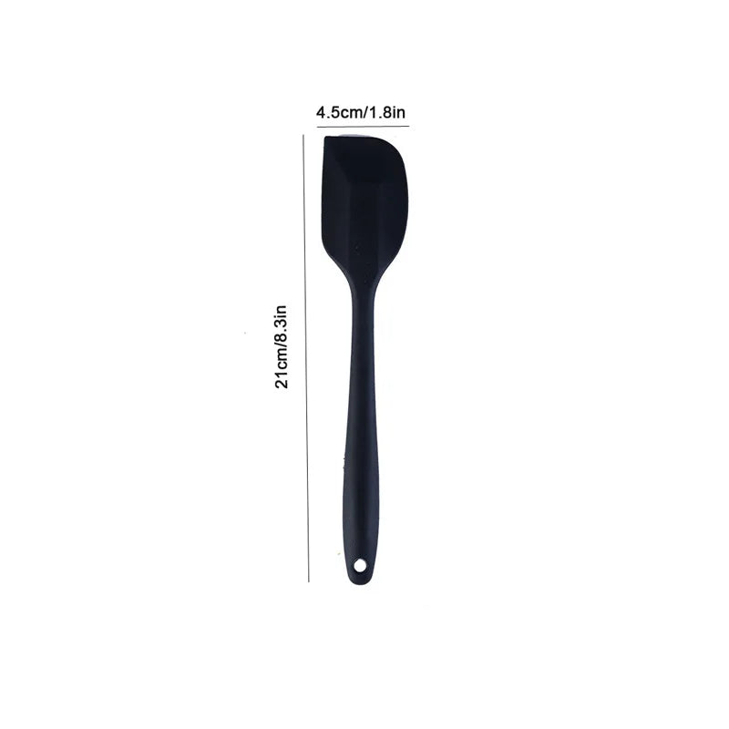 Silikon krem spatula Yapışmaz tereyağı spatula Isıya dayanıklı mutfak pişirme aletleri DIY kek pişirme aletleri