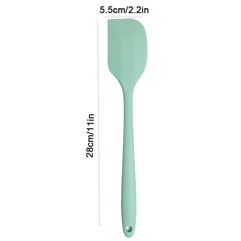 Silikon krem spatula Yapışmaz tereyağı spatula Isıya dayanıklı mutfak pişirme aletleri DIY kek pişirme aletleri