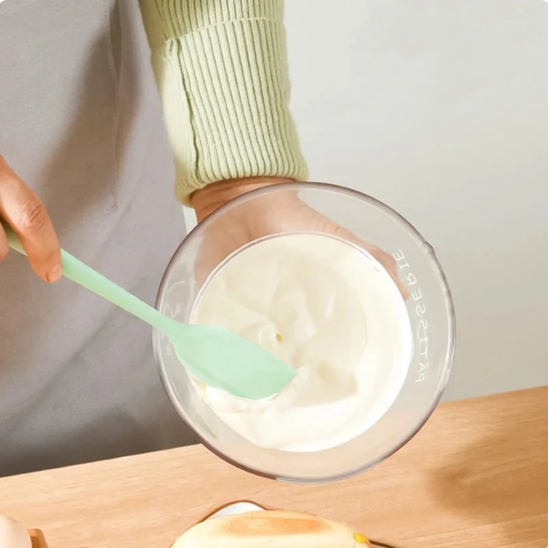Silikon krem spatula Yapışmaz tereyağı spatula Isıya dayanıklı mutfak pişirme aletleri DIY kek pişirme aletleri
