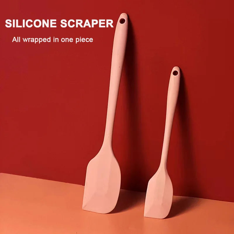Silikon krem spatula Yapışmaz tereyağı spatula Isıya dayanıklı mutfak pişirme aletleri DIY kek pişirme aletleri