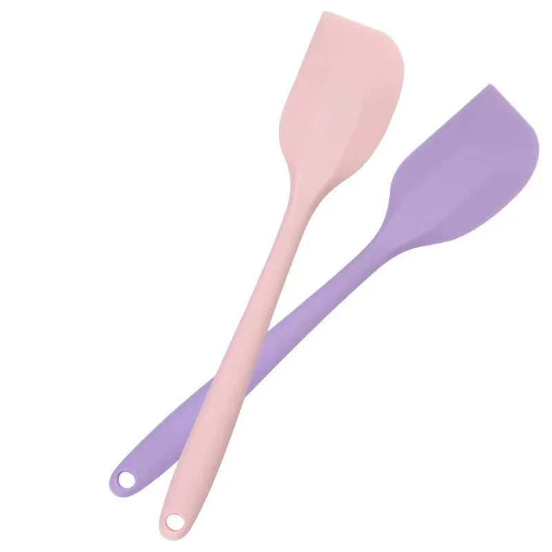 Silikon krem spatula Yapışmaz tereyağı spatula Isıya dayanıklı mutfak pişirme aletleri DIY kek pişirme aletleri