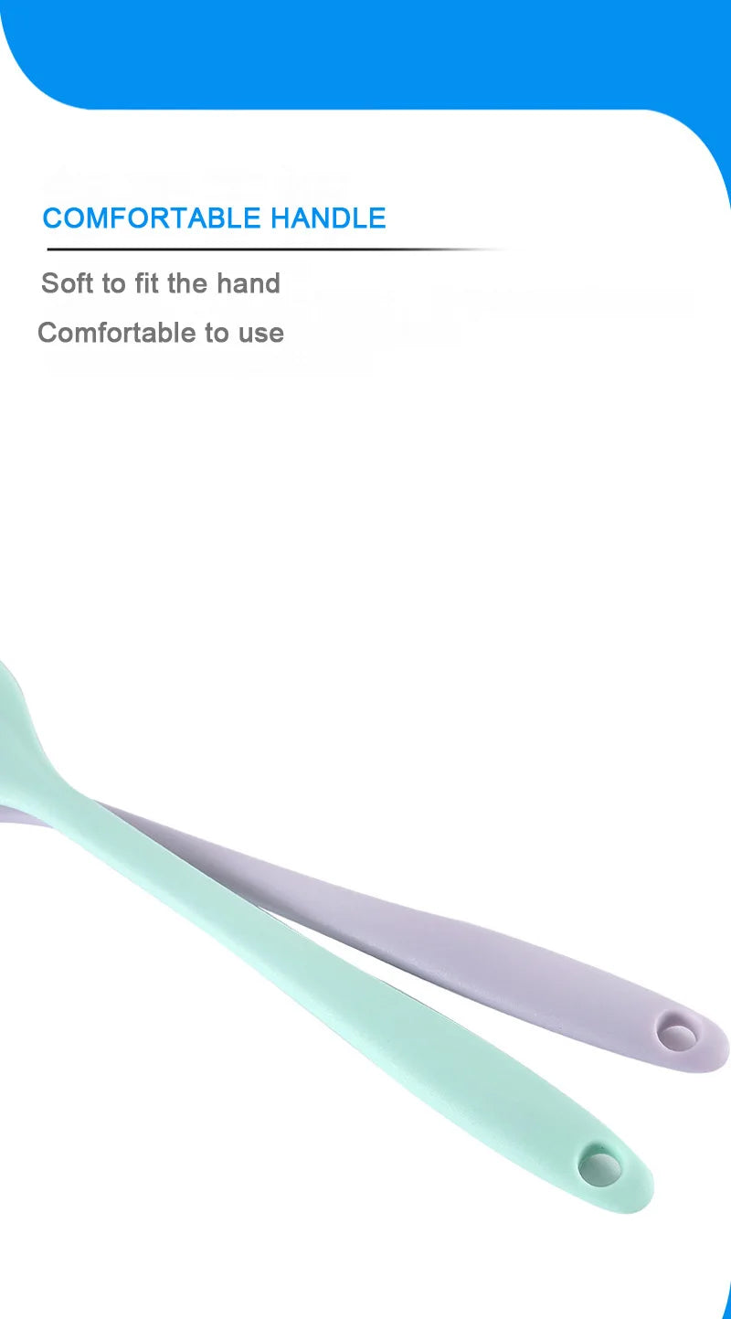 Silikon krem spatula Yapışmaz tereyağı spatula Isıya dayanıklı mutfak pişirme aletleri DIY kek pişirme aletleri