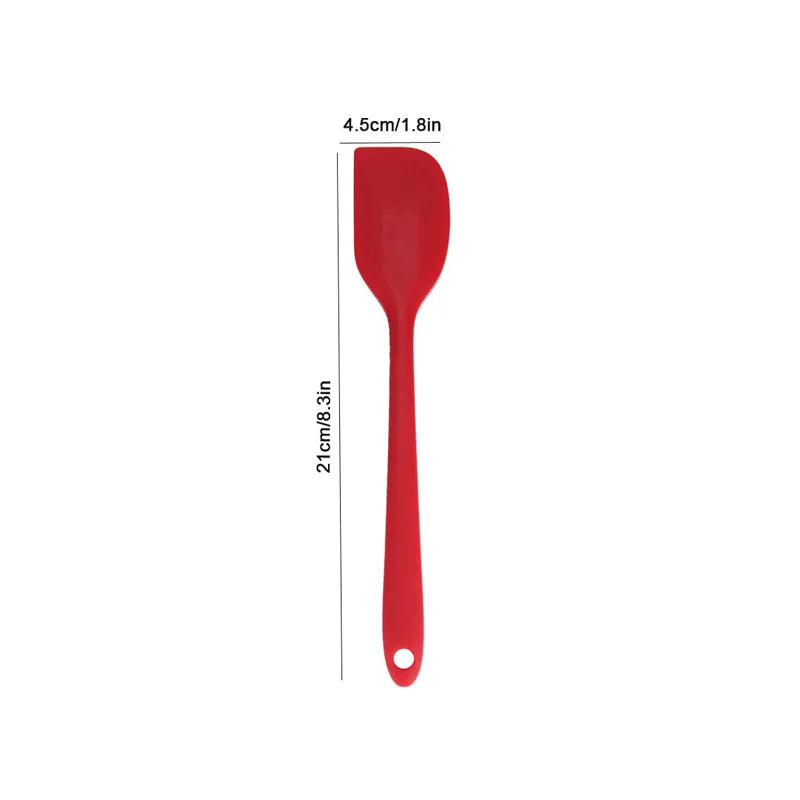 Silikon krem spatula Yapışmaz tereyağı spatula Isıya dayanıklı mutfak pişirme aletleri DIY kek pişirme aletleri