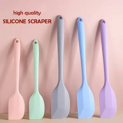 Silikon krem spatula Yapışmaz tereyağı spatula Isıya dayanıklı mutfak pişirme aletleri DIY kek pişirme aletleri