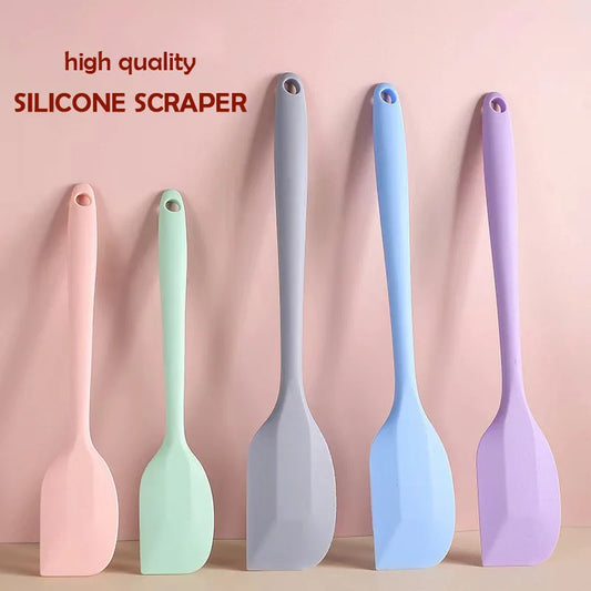 Silikon krem spatula Yapışmaz tereyağı spatula Isıya dayanıklı mutfak pişirme aletleri DIY kek pişirme aletleri