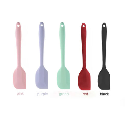Silikon krem spatula Yapışmaz tereyağı spatula Isıya dayanıklı mutfak pişirme aletleri DIY kek pişirme aletleri