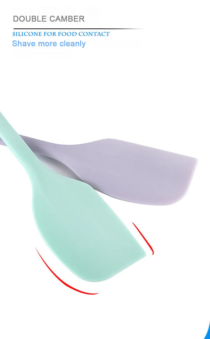 Silikon krem spatula Yapışmaz tereyağı spatula Isıya dayanıklı mutfak pişirme aletleri DIY kek pişirme aletleri